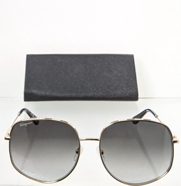 Brand New Authentic Salvatore Ferragamo SF277S 733 Gold 61mm 277 Frame