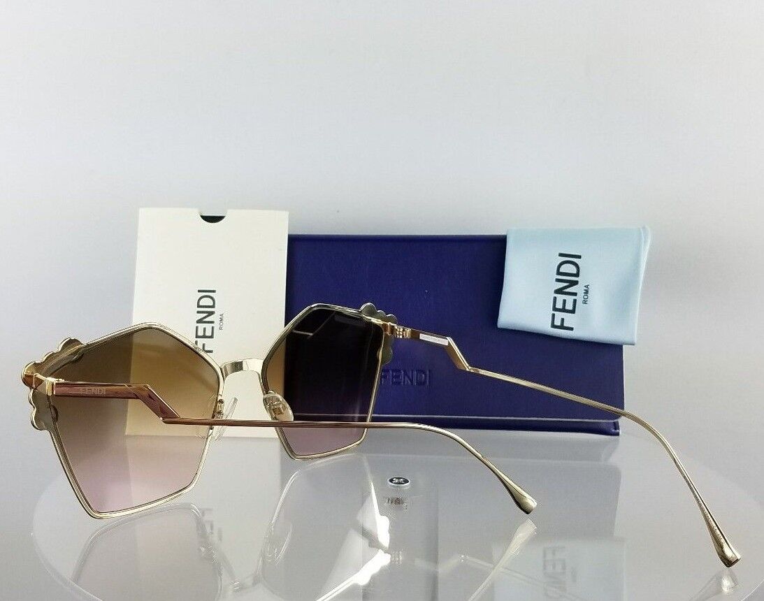 Fendi FF 0261/S 00053 Gold Pink Sunglasses