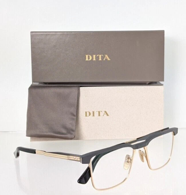 New Authentic Dita Eyeglasses Senator Three DTX-137-A 01 Grey Gold 53mm Frame