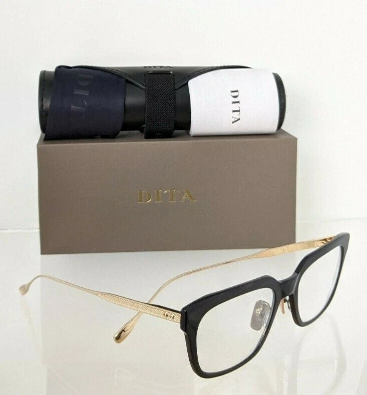 Brand New Authentic Dita Eyeglasses ARGAND DTX123-54-04AF Black Gold 54mm Frame