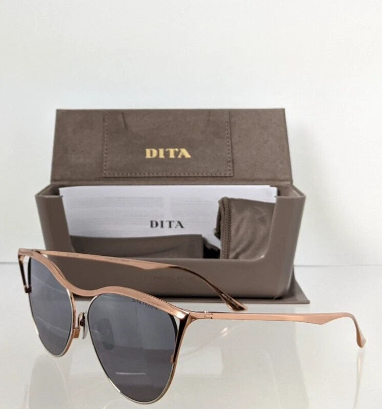 New Authentic Dita Sunglasses REVOIR DTS 509-59-02 Rose Gold Frame