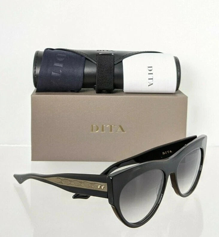 Brand New Authentic Dita Sunglasses BRAINDANCER DTS525-58-01 Black Frame