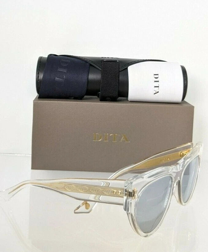 Brand New Authentic Dita Sunglasses BRAINDANCER DTS525-58-03 Transparent Frame