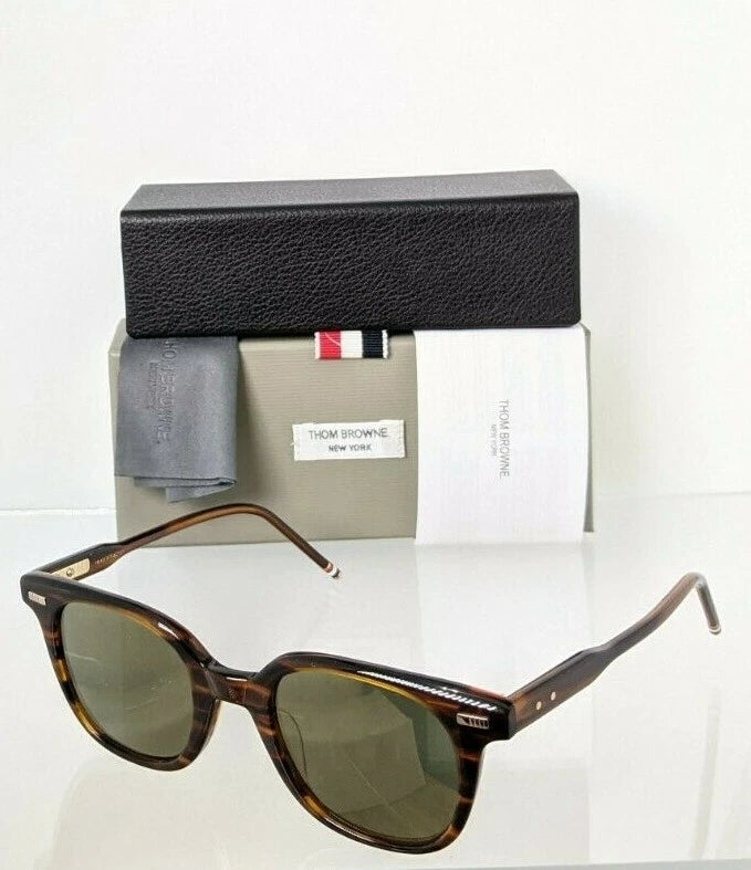 Brand New Authentic Thom Browne Sunglasses TBS 405-B-T WLT TB405 Brown Frame