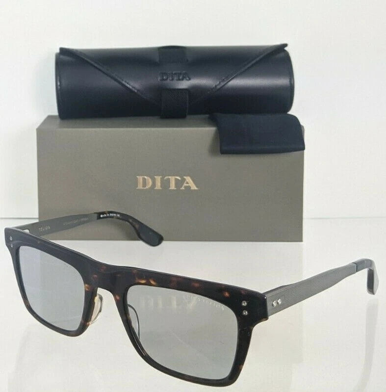 Brand New Authentic Dita Sunglasses TELION DTS120 02AF Gun Tortoise 51mm Frame