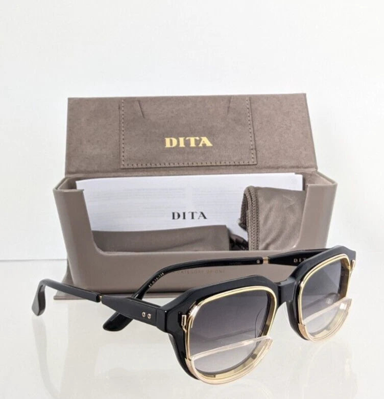 New Authentic Dita Sunglasses VARKATOPE DTS 707-A-01 Black Gold Frame Limited