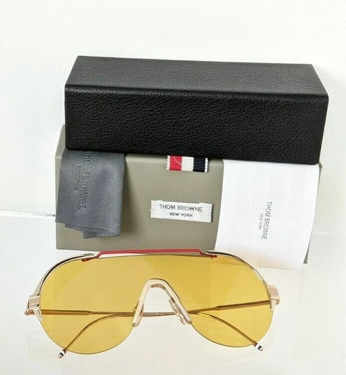 Brand New Authentic Thom Browne Sunglasses TBS 811-144-01 Gold TBS811
