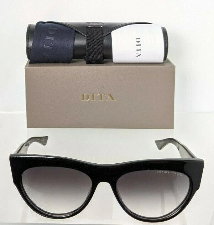 Brand New Authentic Dita Sunglasses BRAINDANCER DTS525-58-01 Black Frame