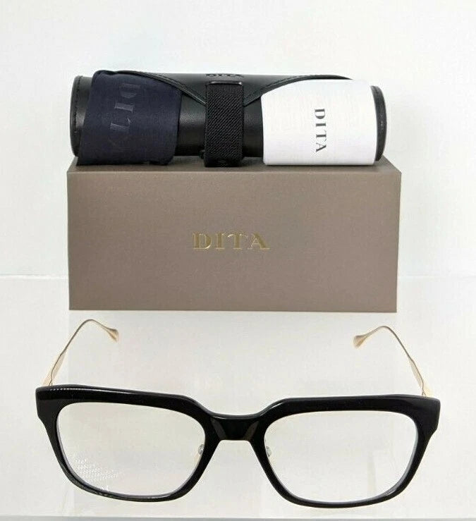 Brand New Authentic Dita Eyeglasses ARGAND DTX123-54-04AF Black Gold 54mm Frame