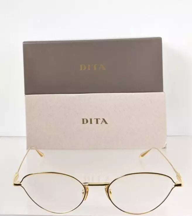 Brand New Authentic Dita Eyeglasses Sincetta DTX145-A-01 Gold 53mm Frame