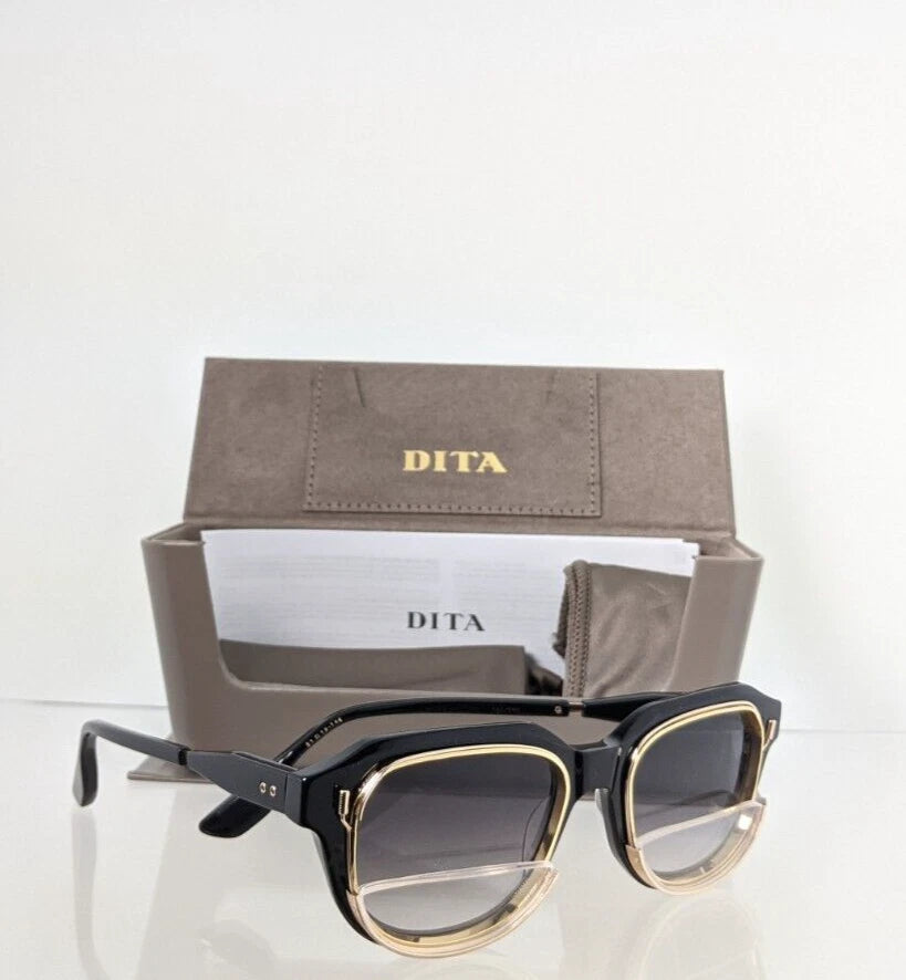 New Authentic Dita Sunglasses VARKATOPE DTS 707-A-01 Black Gold Frame Limited