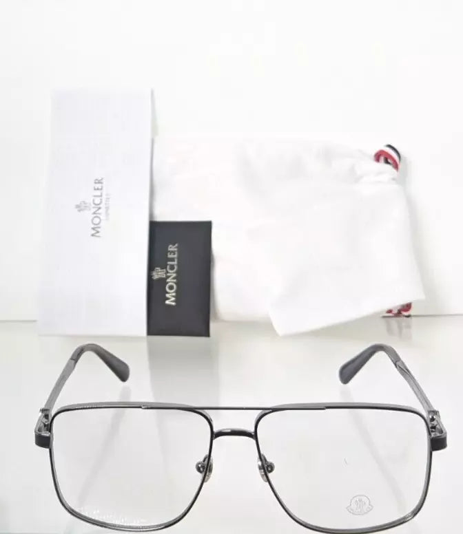 Brand New Authentic Moncler Eyeglasses ML 5178 008 55mm Gunmetal Frame
