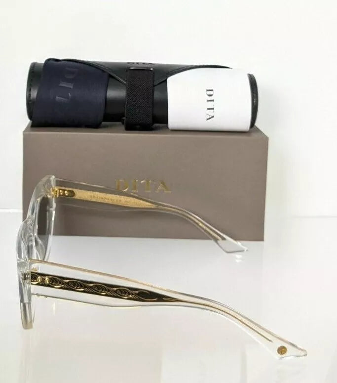 Brand New Authentic Dita Sunglasses BRAINDANCER DTS525-58-03 Transparent Frame