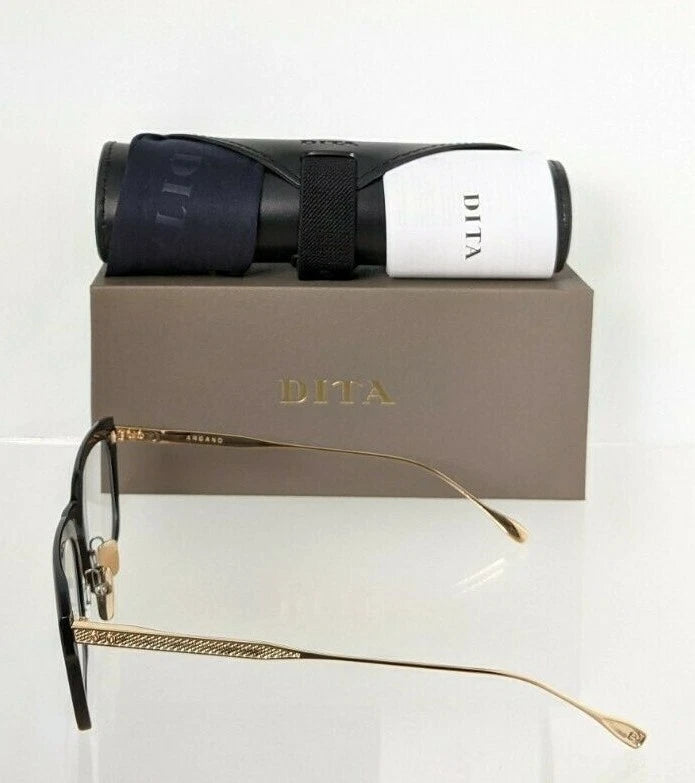 Brand New Authentic Dita Eyeglasses ARGAND DTX123-54-04AF Black Gold 54mm Frame