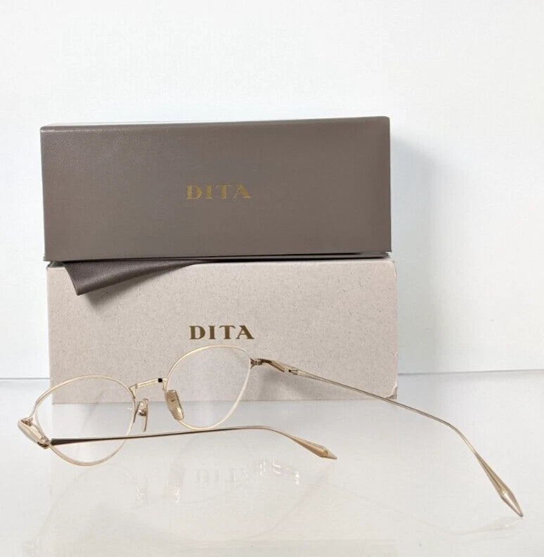 Brand New Authentic Dita Eyeglasses Sincetta DTX145-A-02 Gold 53mm Frame