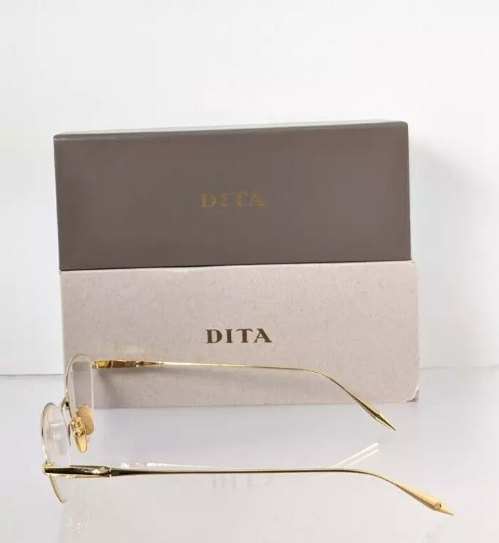 Brand New Authentic Dita Eyeglasses Sincetta DTX145-A-01 Gold 53mm Frame