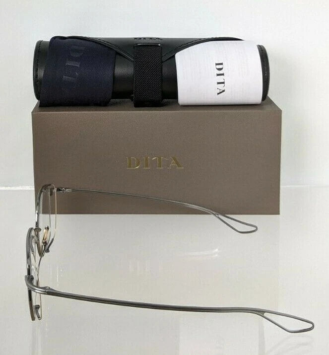Brand New Authentic Dita Eyeglasses LINETO DTX-124-49-01 PLD GLD 49mm Frame