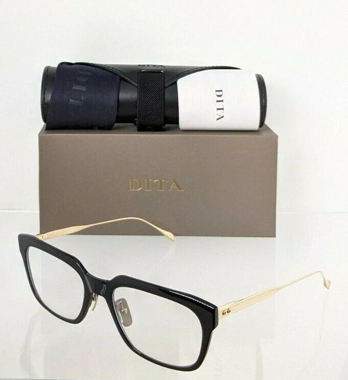 Brand New Authentic Dita Eyeglasses ARGAND DTX123-54-04AF Black Gold 54mm Frame