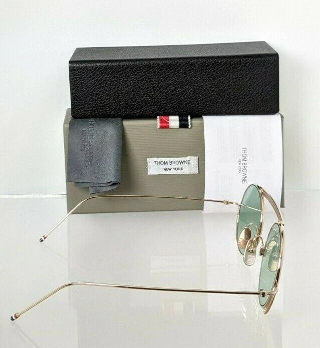Brand New Authentic Thom Browne Sunglasses TBS 111-01 Gold TB111 Frame