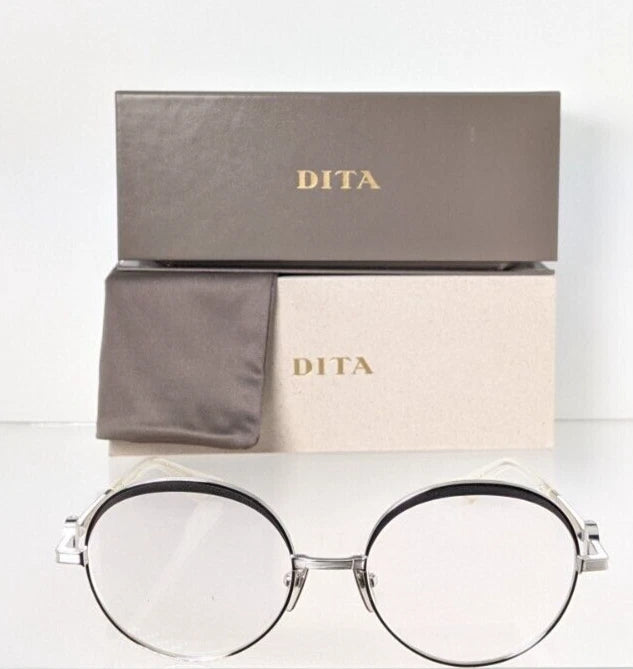 New Authentic Dita Eyeglasses NOKOU DTX-439-A-02 Silver 55mm Frame