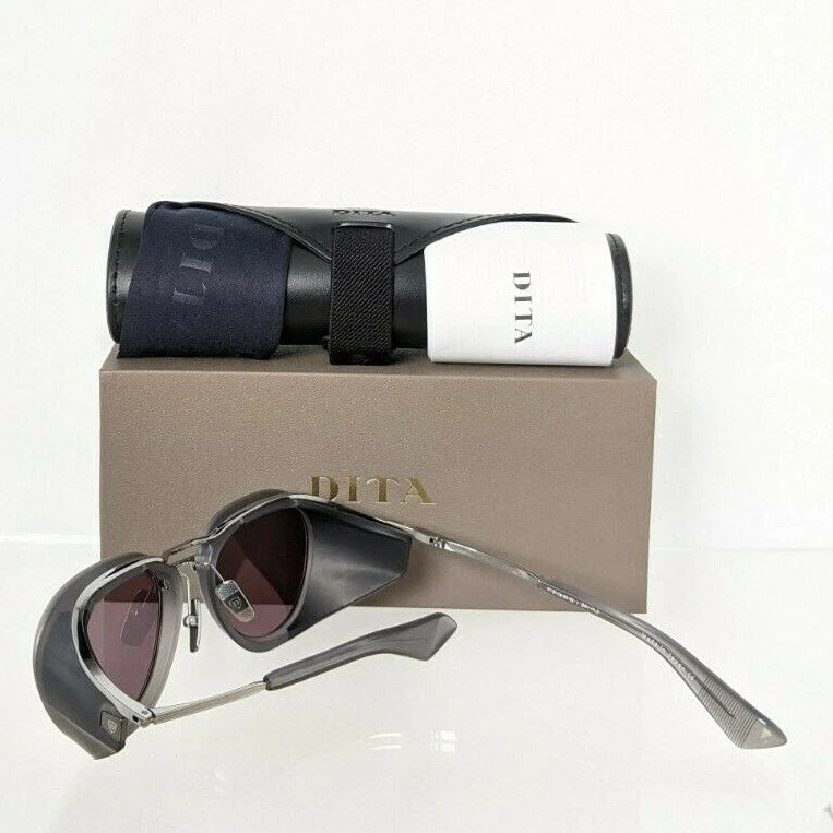 Brand New Authentic Dita Sunglasses NACHT - TWO DTS128-52-02 Grey PLD Frame