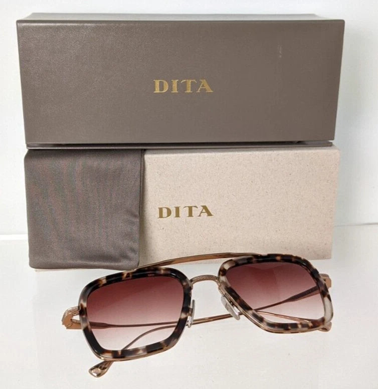 New Authentic Dita Sunglasses Flight 006 7806 Rose Tortoise 52mm Frame