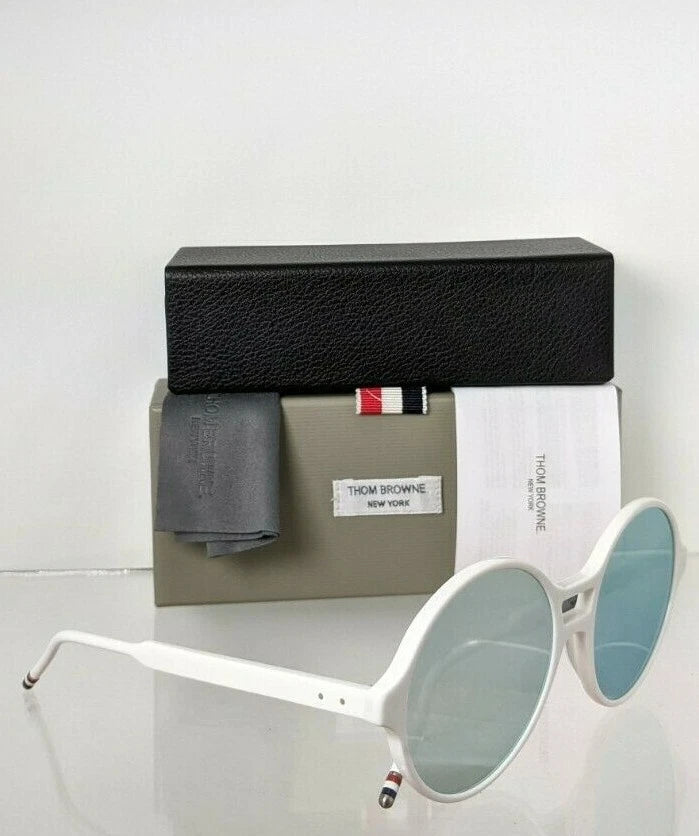 Brand New Authentic Thom Browne Sunglasses TB 409-58-03 White TBS409 Frame