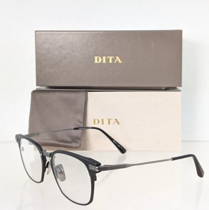 New Authentic Dita Eyeglasses UNION DRX-2068-B Black Silver 52mm Frame