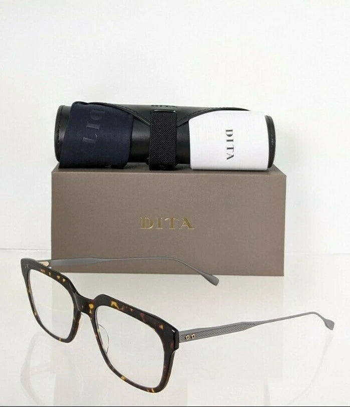 Brand New Authentic Dita Eyeglasses ARGAND DTX123-54-02 Tortoise Grey 54mm Frame