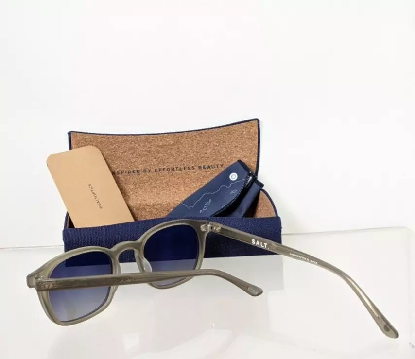New Authentic Salt Sunglasses Quinn MTEA Polarized Grey 50mm Frame