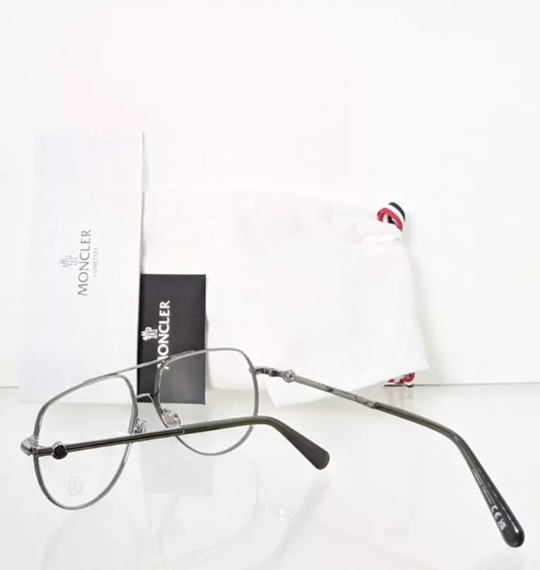 Brand New Authentic Moncler Eyeglasses ML 5202 14A 56mm Gunmetal Frame