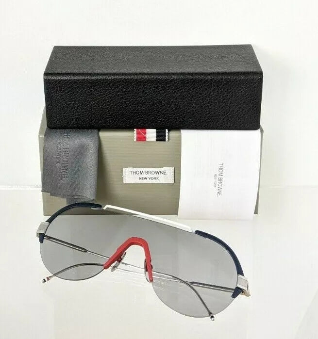 Brand New Authentic Thom Browne Sunglasses TBS 811-144-03 RWB TBS811