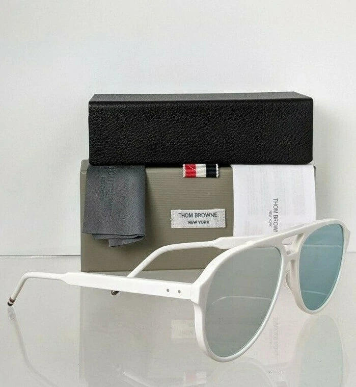 Brand New Authentic Thom Browne Sunglasses TB 408-63-03 WHT TBS408 Frame