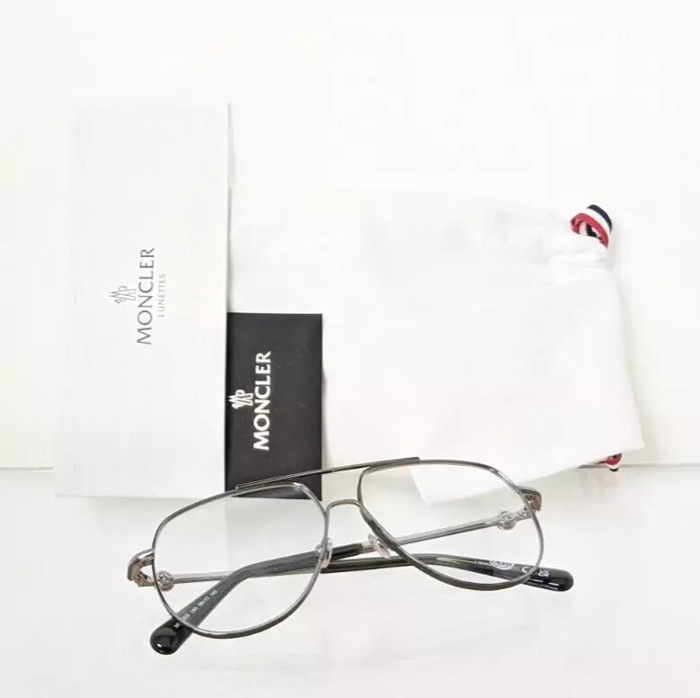Brand New Authentic Moncler Eyeglasses ML 5202 14A 56mm Gunmetal Frame