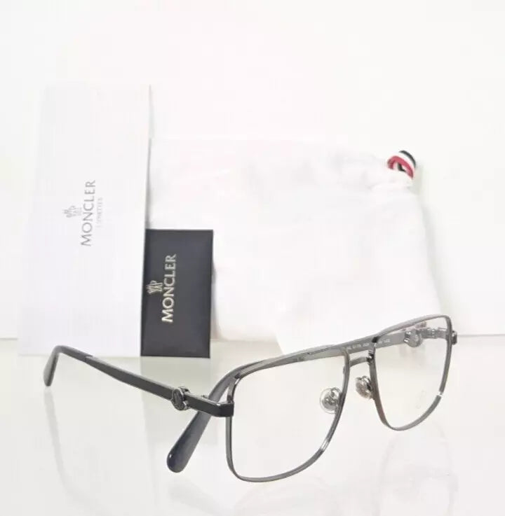 Brand New Authentic Moncler Eyeglasses ML 5178 008 55mm Gunmetal Frame