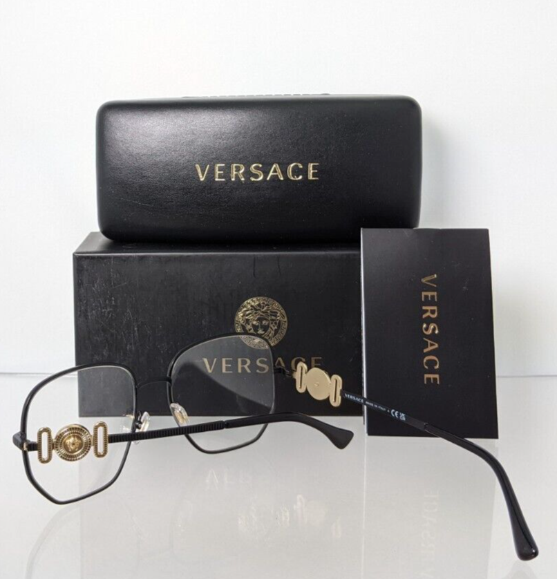 Brand New Authentic Versace Eyeglasses MOD. 1283 1261 56mm Black 1283 Frame