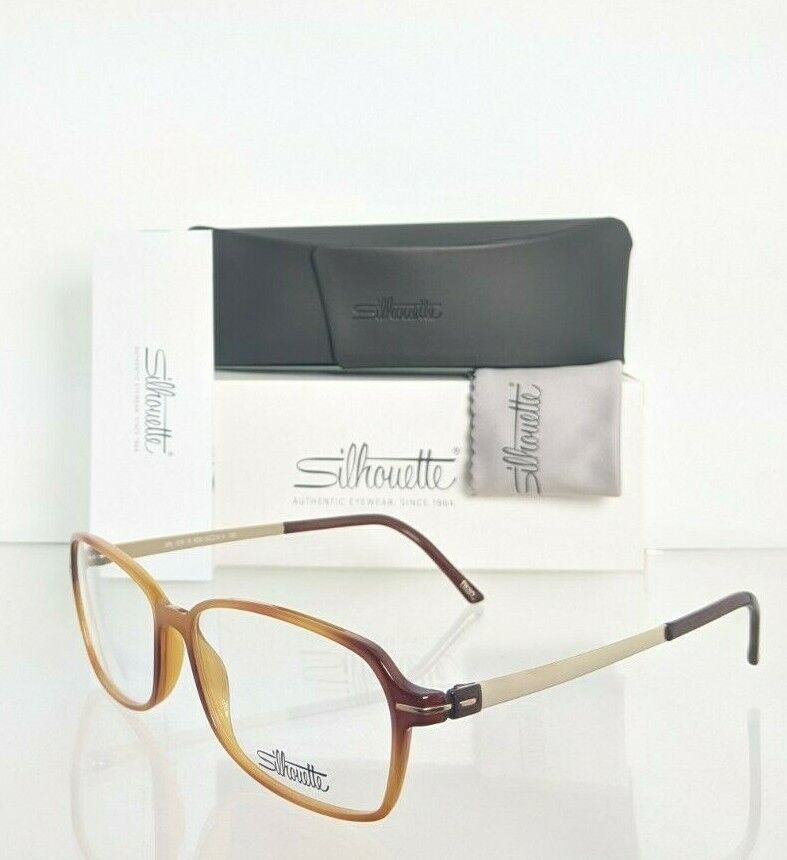 5Brand New Authentic Silhouette Eyeglasses SPX 1579 75 6020 Titanium Frame 55mm
