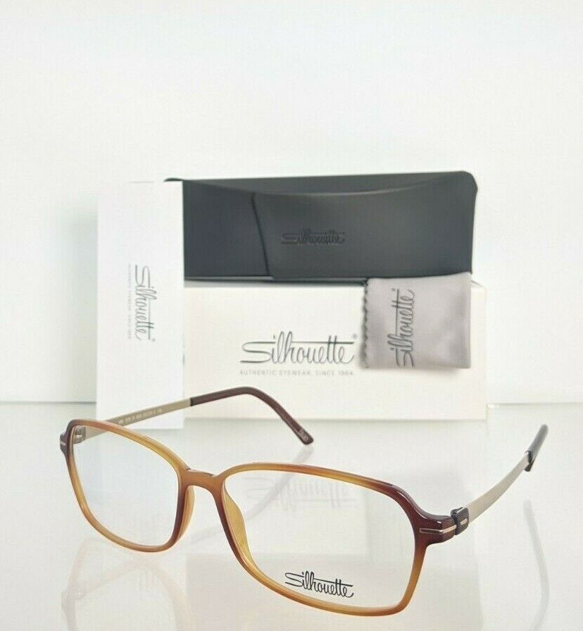 5Brand New Authentic Silhouette Eyeglasses SPX 1579 75 6020 Titanium Frame 53mm