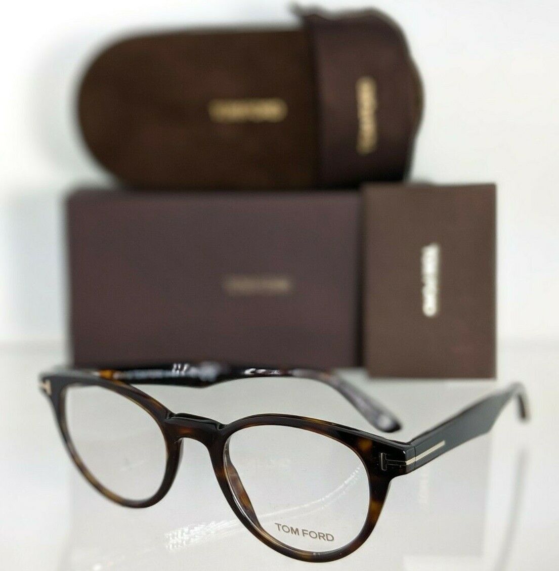 Brand New Authentic Tom Ford Eyeglasses FT TF 5525 052 48mm brown TF5535