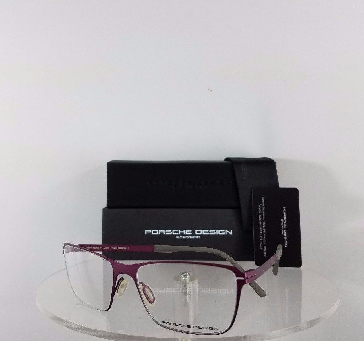 New Authentic Porsche Design P 8263 D Eyeglasses Titanium P'8263 Dark Viola