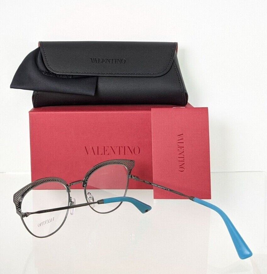 Brand New Authentic Valentino Eyeglasses VA 1011 3039 53mm Gunmetal