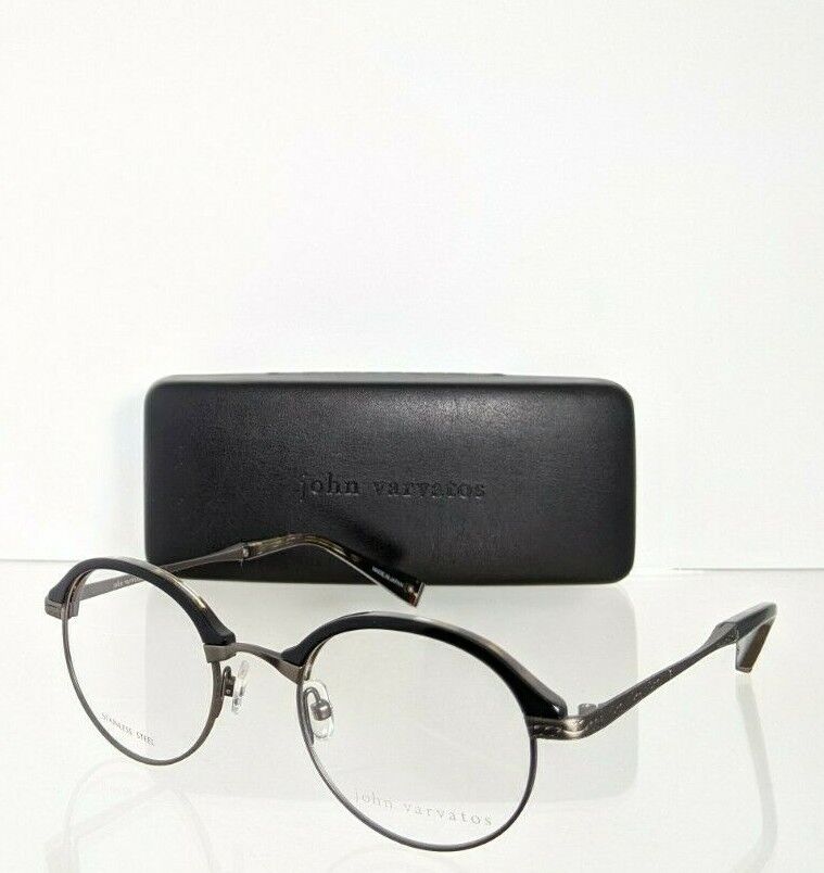 Brand New Authentic John Varvatos Eyeglasses V 152 Antique Gunmetal 47mm Frame