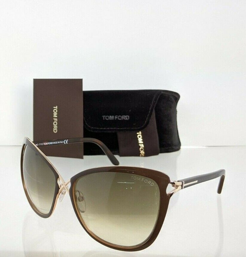 Brand New Authentic Tom Ford Sunglasses Celia FT TF322 28F TF 0322 58mm