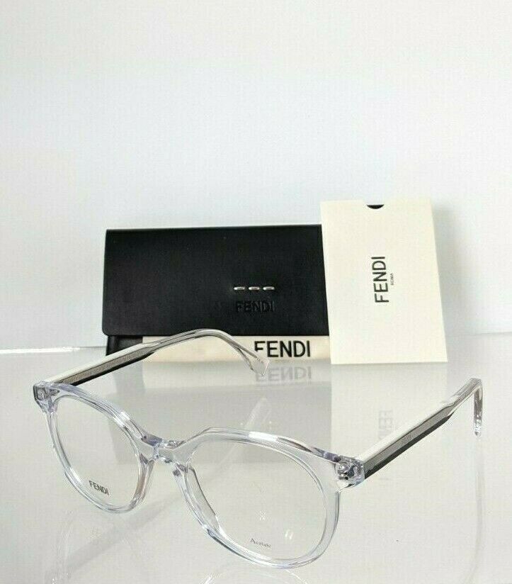 Brand New Authentic Fendi Eyeglasses 0078 000 50mm Crystal Clear Frame 0078