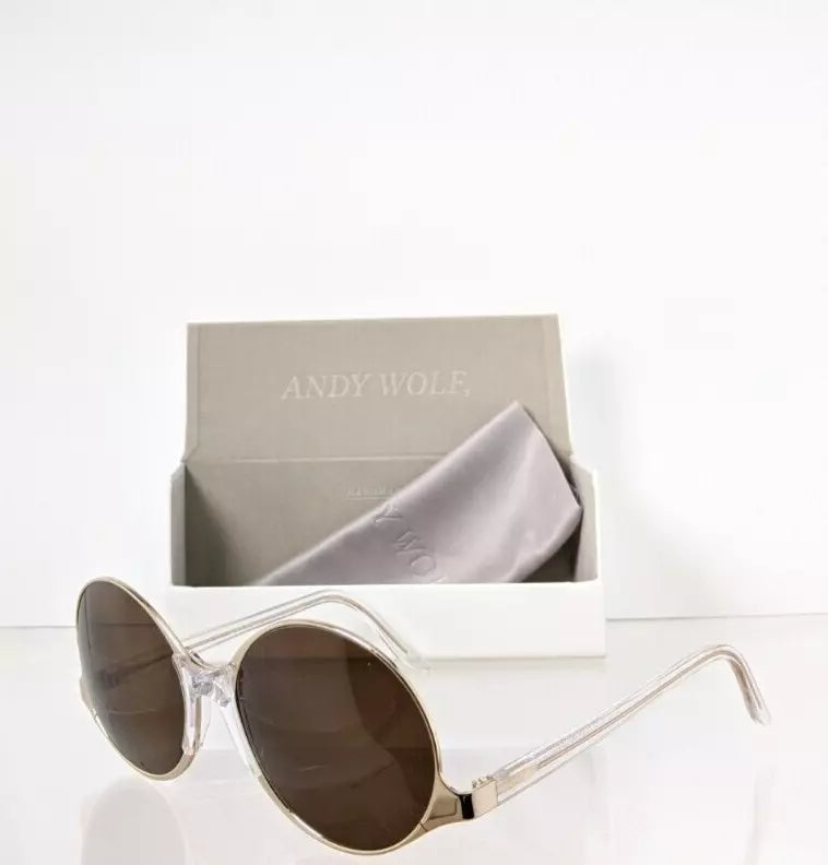 New Authentic Andy Wolf Sunglasses Elodie Col. F White Heat 59mm Austria Frame