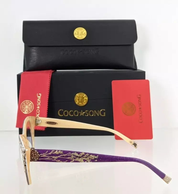 Brand New Authentic COCO SONG Eyeglasses Lucky Dragon Col 4 53mm CV095