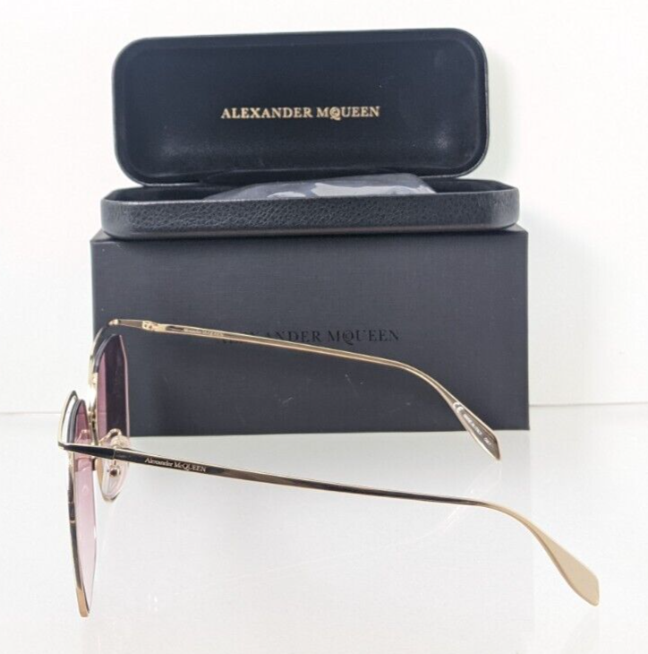 Brand New Authentic Alexander McQueen Sunglasses AM 0254 004 61mm Frame