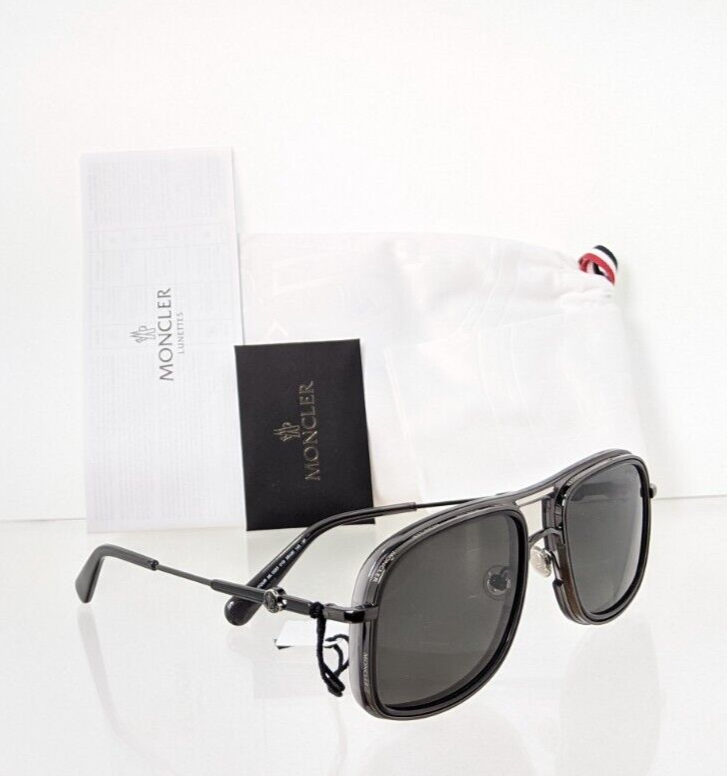 Brand New Authentic Moncler Sunglasses MONCLER ML 0223 01D 56mm KONTOUR Frame