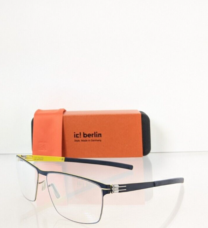 Brand New Authentic ic! Berlin Eyeglasses Model Sven H Game Day 57mm