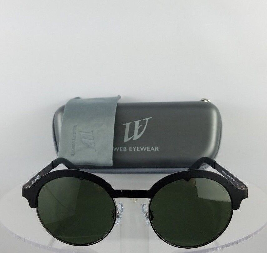 Brand New Authentic Web Sunglasses WE 174 Col. 12N Matte Black 50mm Frame 0174